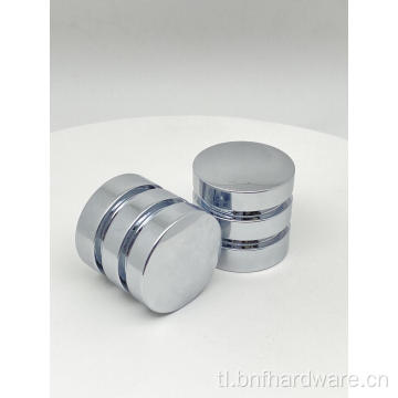 Ang Double Groove Chromium Plating Bright Furniture Knobs